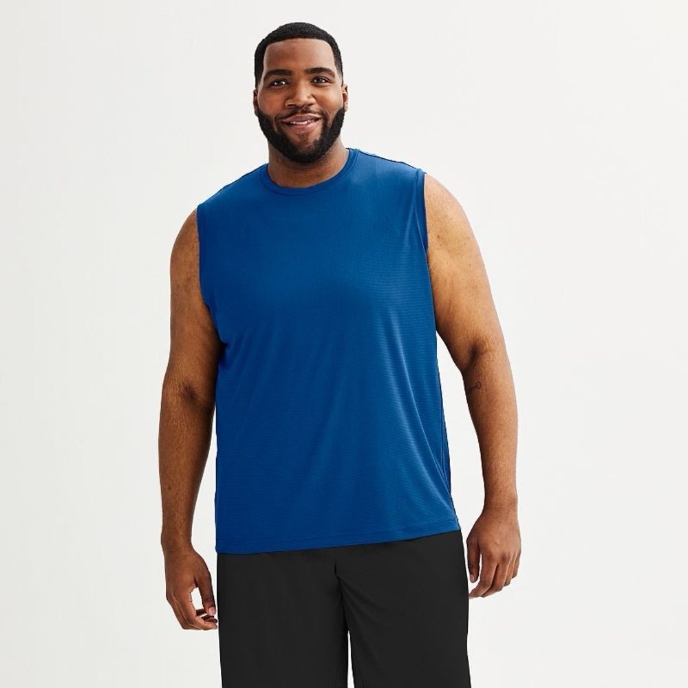Tek Gear® Dry‎ Tek Muscle Tank Top Blue NWT Size XXL